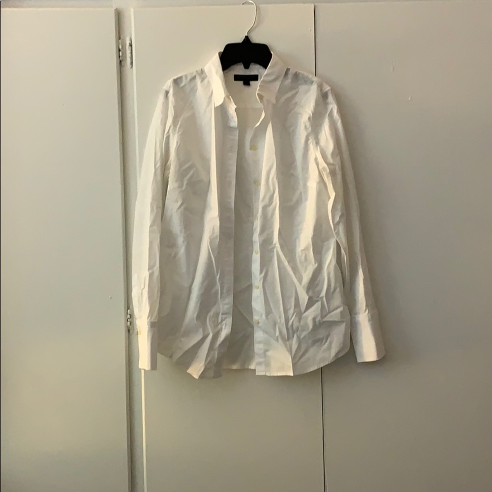 White long sleeve Banana Republic